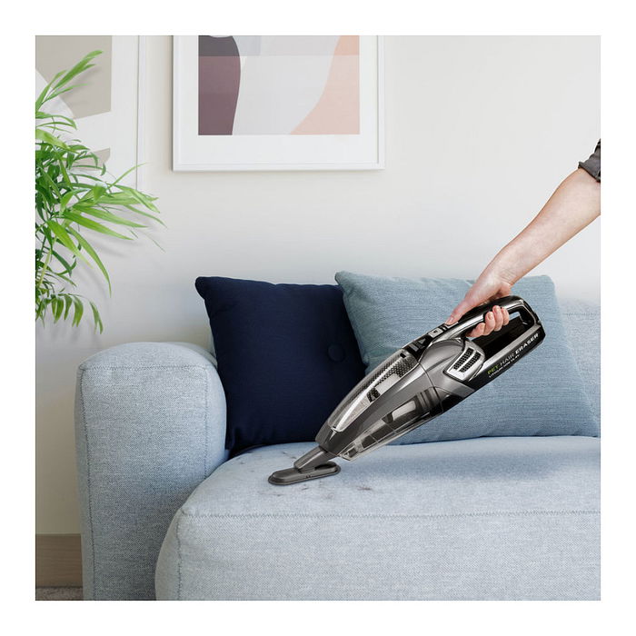 Bissell 2278N Aspirador de mano sin cable, 14.4 V, sin bolsa, color negro, para alfombras, suelos duros, tapicería y vehículos, 0.65 L de capacidad, 80 W, 18 minutos de autonomía