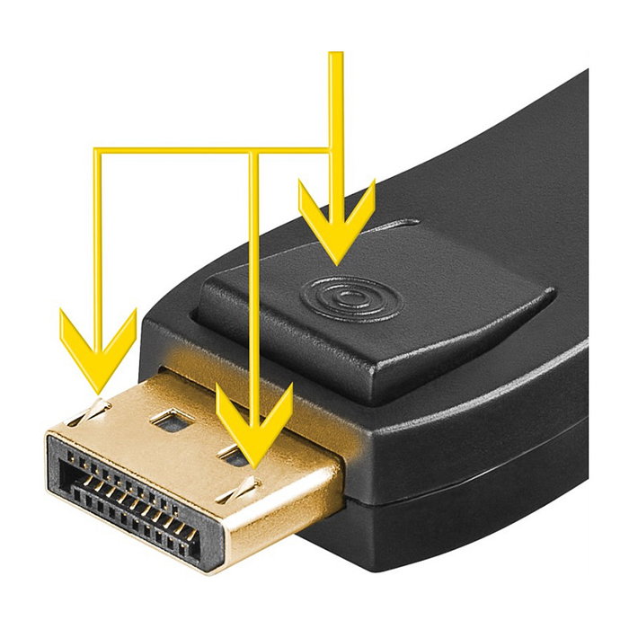 Goobay Adaptador DisplayPort a HDMI (negro) inevitable