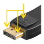 Goobay Adaptador DisplayPort a HDMI (negro) inevitable