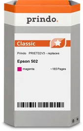 Prindo Cartucho de tinta magenta PRIET02V3 Classic