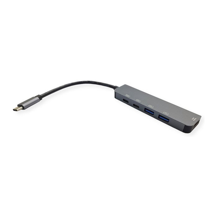 VALUE 12.99.1137 Dockingstation USB Type-C HDMI 4K60, 3x USB 3.2 Gen 1 y PD