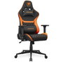Cougar Armor One V2 F Silla Gaming, Respaldo y Asiento Acolchados en Tela, Ajuste 4D, Negro/Naranja, CGR-A2F