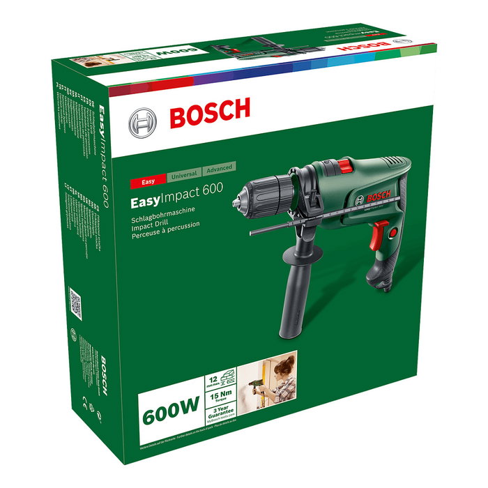 Bosch EasyImpact 600 Taladro percutor de 600 W