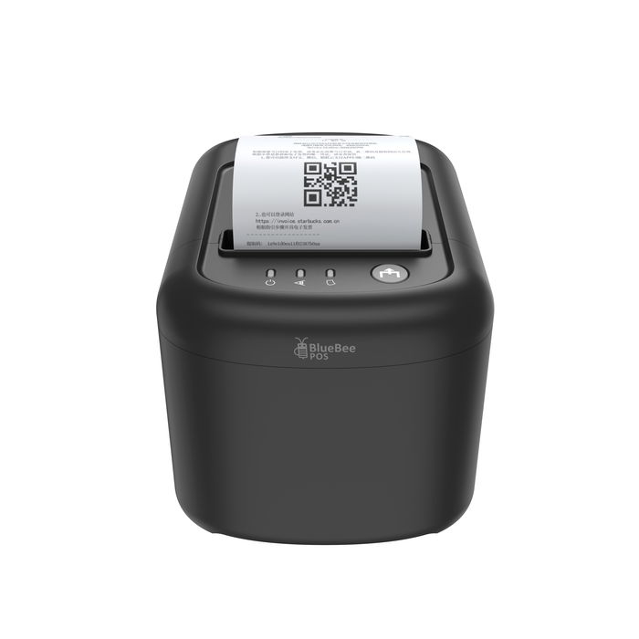 Bluebee Impresora de Tickets Térmica 09 - 72mm, USB, RS232, Ethernet, Compatible con Códigos de Barras y QR