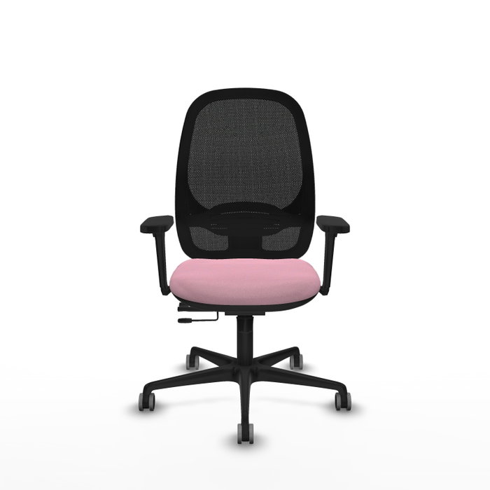 PIQUERAS Y CRESPO Silla de oficina Cilanco Rosa y Negro