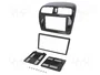 ACV Bastidor de montaje de radio para Mitsubishi 2 DIN brillo negro