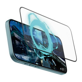 PanzerGlass Protector de Pantalla Gaming para iPhone 16 y 15 | Vidrio Templado Ultra-Wide Fit, Aplicación en Seco y Anti-Rayones | 1 Unidad