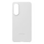 Samsung Funda de Silicona para Galaxy S25 Edge - Gris Claro