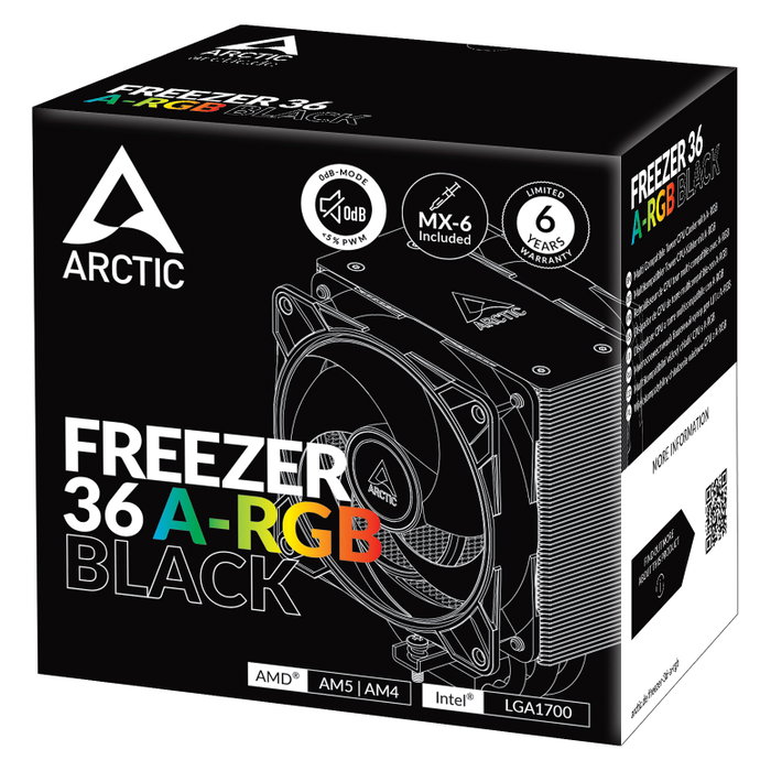 ARCTIC Freezer 36 A-RGB Negro