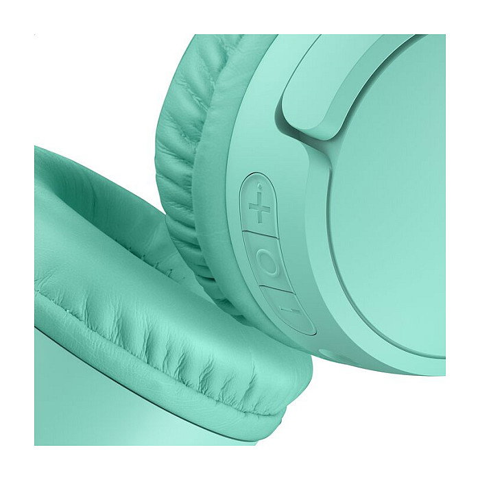 Belkin Soundform Mini BT Auriculares Diadema Inalámbricos y Alámbricos para Niños, 30h Batería, USB-C, Color Menta, AUD002hqMNV3