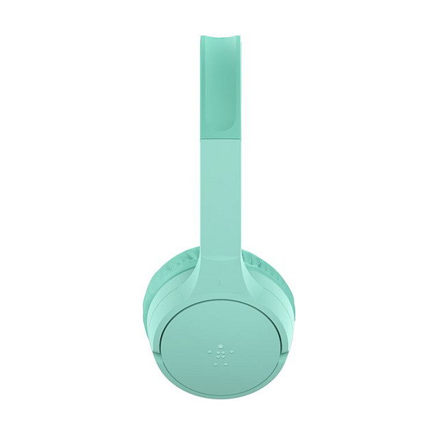 Belkin Soundform Mini BT Auriculares Diadema Inalámbricos y Alámbricos para Niños, 30h Batería, USB-C, Color Menta, AUD002hqMNV3
