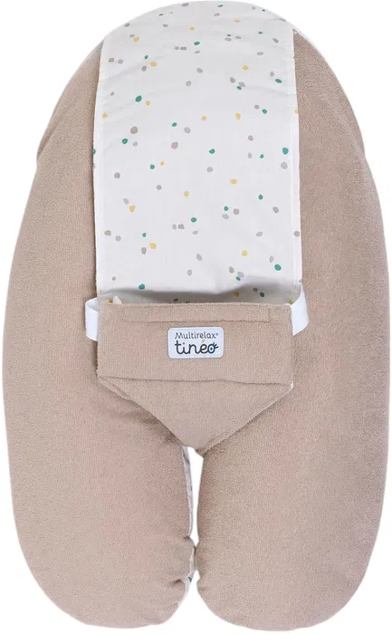 Tineo Almohada de Maternidad 3 en 1 Multirelax Tejido de Rizo Avellana/Lunares Tineo Almohada de Maternidad 3 en 1 Multirelax Tejido de Rizo Avellana/Lunares