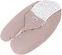 Tineo Almohada de Maternidad 3 en 1 Multirelax Tejido de Rizo Avellana/Lunares