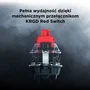 Rampage Snug RGB KRGD Red Teclado Gaming Mecánico Layout Español Blanco Gris