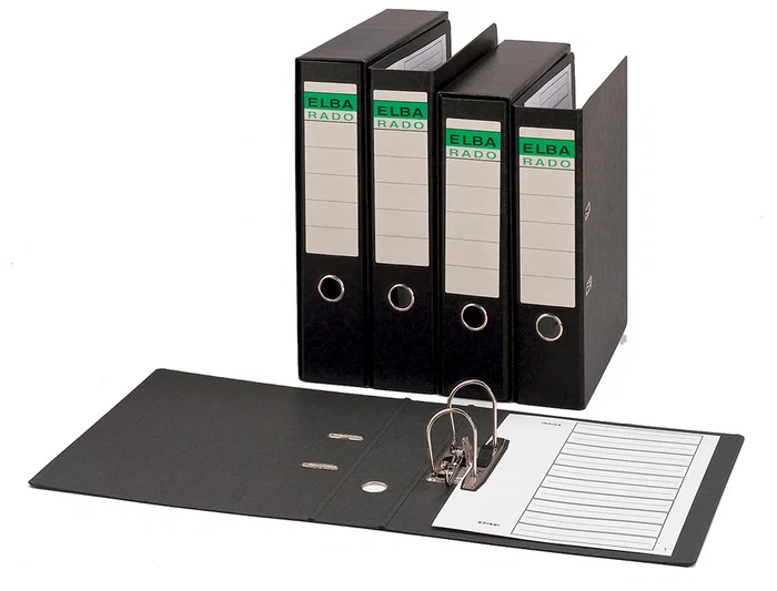 Archivador Palanca Elba Carton Compacto Rado Jaspeado Fº 80Mm (1290700)