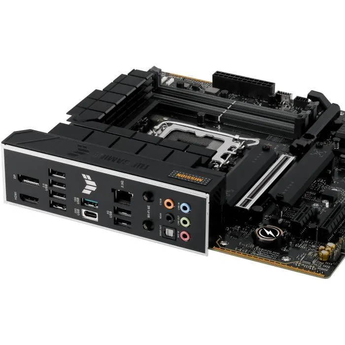 Asus TUF GAMING B760M-PLUS WIFI II Micro ATX Intel B760 DDR5 Asus TUF GAMING B760M-PLUS WIFI II Micro ATX Intel B760 DDR5