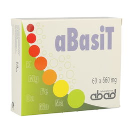 Abad Abasit (Kibasit) 60 Cápsulas 660mg - Equilibrio de Sales Alcalinas Contra Ácidos