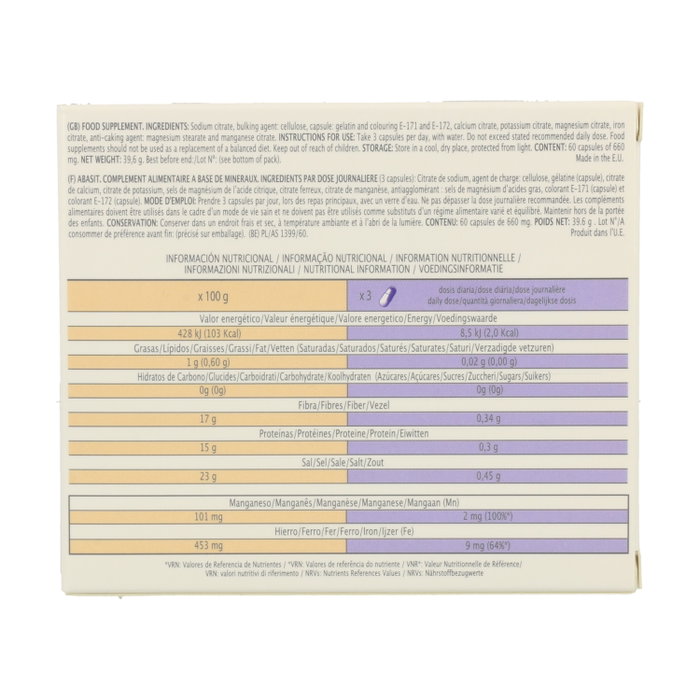 Abad ABASIT 60 cápsulas de 660 mg Abad ABASIT 60 cápsulas de 660 mg