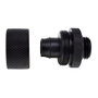 Alphacool K Alphacool Eiszapfen Anschluss gerade G1/4 Zoll AG auf 16/10mm - schwarz
