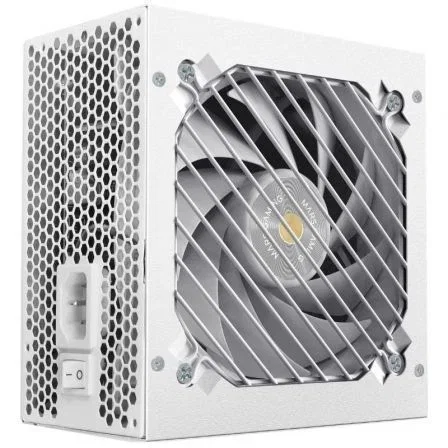 Mars Gaming MPB650SIM Fuente de Alimentación 650W 80 Plus Bronze Modular Blanca, Ventilador 120mm Ultra Silencioso, Condensadores Japoneses