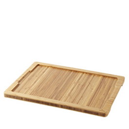 Revol Basalt Base Madera 37x28x2 cm - Tabla de Porcelana para Vajilla (Set de 3)