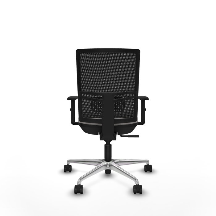 PIQUERAS Y CRESPO Silla de oficina Yunquera con mecanismo Sincro, Blanco y Negro PIQUERAS Y CRESPO Silla de oficina Yunquera con mecanismo Sincro, Blanco y Negro