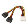 Aisens A131-0161 Cable Duplicador Molex 4 Pin Macho a 2x SATA Hembra
