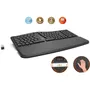 Mobility Lab ML313153 Teclado Inalambrico Ergonomico con Teclas Concavas para Windows