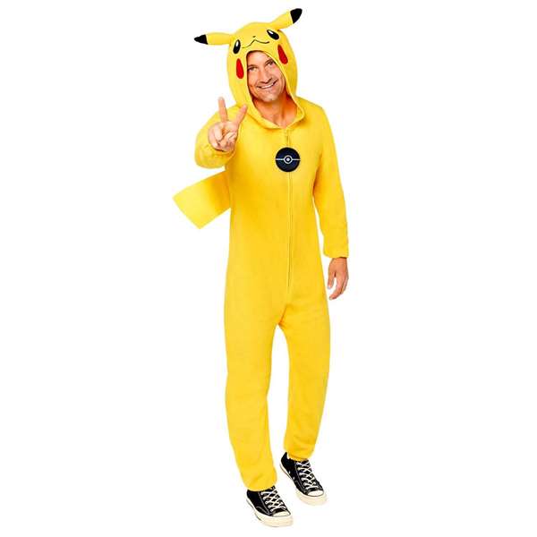Liragram Disfraz Pokemon Pikachu Suit Talla XL Unisex