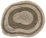 DKD Home Decor Alfombra Balines Bicolor Fibra Maiz 60 x 90 cm (2 Unidades)