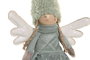 DKD Home Decor Figura de Hada Verde en Poliéster