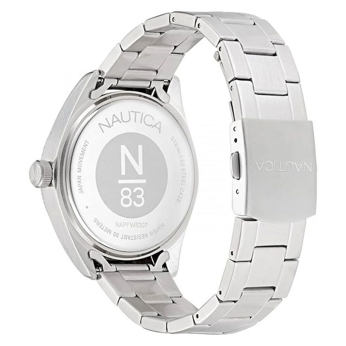 Reloj Hombre Nautica Plateado (Ø 44 mm)