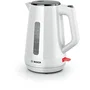 Bosch TWK1M121 Hervidor MyMoment Blanco 1,7L con Base 360°, Recogecables y 3 Dispositivos de Seguridad Automáticos