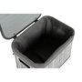 DKD Home Decor Set de 6 Cestas de Bambú y Poliéster Gris y Blanco
