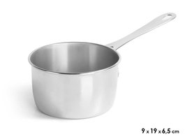 Kinvara Cazo Aperitivo 19x6.5x9 cm Acero Inoxidable Plata (Set de 24)