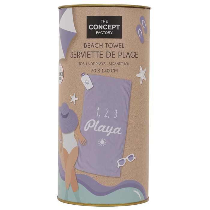 The Concept Factory Toalla de Playa Pour Elle 70x140 cm Poliéster