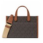 Michael Kors Bolso Gigi 38T5G3GM5B-BRN-LUGGAGE Marrón Lona