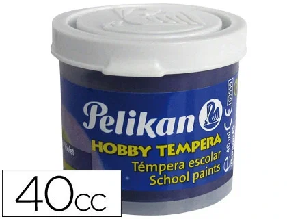 PELIKAN Set de 6 Témperas Violeta Nº109 de 40 ml