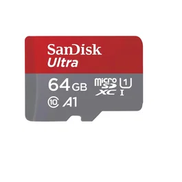 SanDisk Ultra Tarjeta de Memoria MicroSDXC 64GB A1 UHS-I Clase 10 U1 con Adaptador SD - Resistente