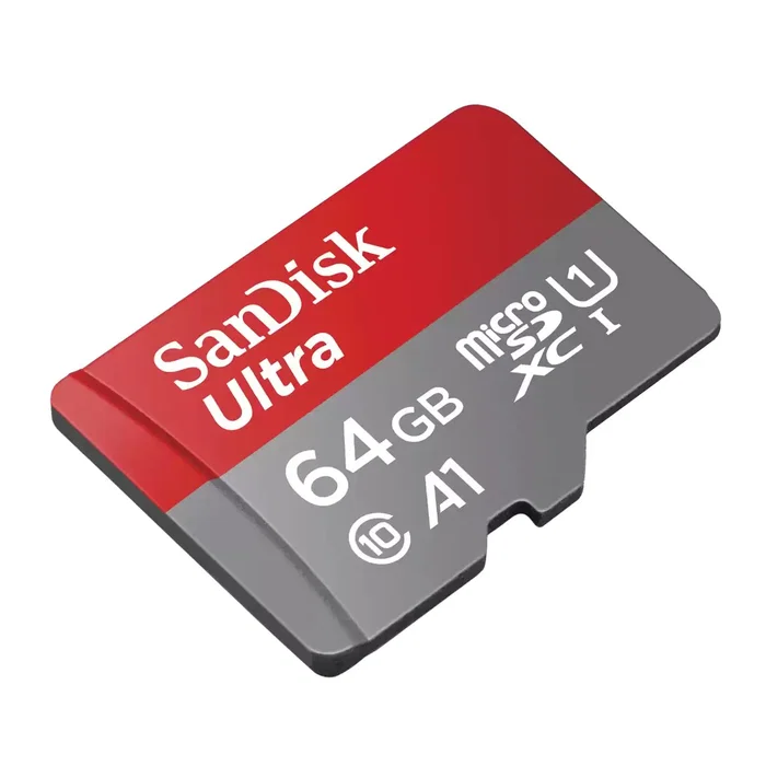 SanDisk Ultra Tarjeta de Memoria MicroSDXC 64GB A1 UHS-I Clase 10 U1 con Adaptador SD - Resistente