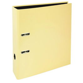 Archivador Palanca Exacompta Prem Touch Aquarel Carton Forrado Rado A4 80Mm Amarillo Limon
