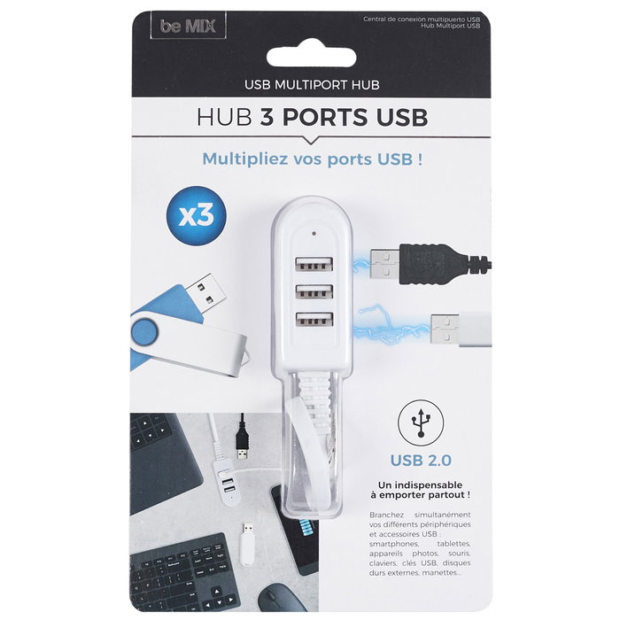 Be Mix USB con 3 Puertos Be Mix USB con 3 Puertos
