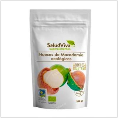 SALUD VIVA Nueces de Macadamia 200gr Eco Sin Gluten Veganas SALUD VIVA Nueces de Macadamia 200gr Eco Sin Gluten Veganas