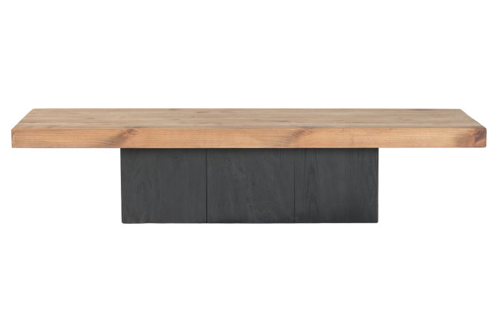 DKD Home Decor Mueble TV Alpino Pino y Madera Reciclada Natural Negro 180 x 48 x 40 cm DKD Home Decor Mueble TV Alpino Pino y Madera Reciclada Natural Negro 180 x 48 x 40 cm
