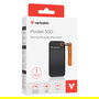 Verbatim Disco Duro Externo Portátil USB 3.2 Tipo C 1TB Color Negro y Naranja
