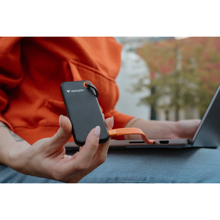 Verbatim Pocket SSD USB 3.2 1TB Negro/Naranja