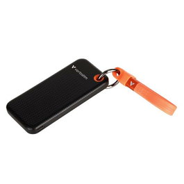 Verbatim Pocket SSD Externo 1 TB USB 3.2 Gen 2 Tipo C, Negro/Naranja, 1000 MB/s Lectura/Escritura, 10 Gbit/s, Compatible con Windows y Mac