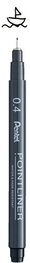 Pentel Pointliner S20P 0,4 mm Negro