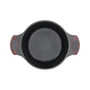 Resto Olla Capella de Aluminio Fundido, 2,6 L, Negro y Madera