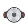 Resto Olla Capella de Aluminio Fundido, 2,6 L, Negro y Madera